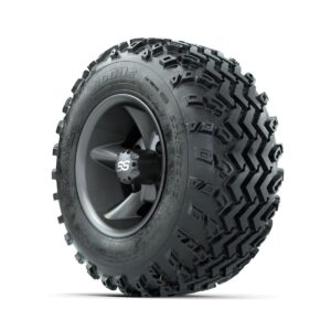 GTW Godfather Matte Grey 10 in Wheels with 20x10.00-10 Rogue All Terrain Tires   Full Set - Image 2