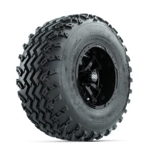 GTW Storm Trooper Black 10 in Wheels with 22x11.00-10 Rogue All Terrain Tires   Full Set - Image 2