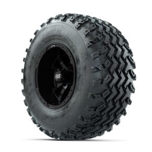 GTW Storm Trooper Black 10 in Wheels with 22x11.00-10 Rogue All Terrain Tires   Full Set - Image 3