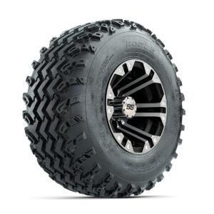 GTW Specter Machined/Black 10 in Wheels with 22x11.00-10 Rogue All Terrain Tires   Full Set - Image 2
