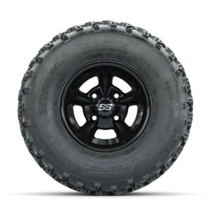GTW Godfather Black 10 in Wheels with 22x11.00-10 Rogue All Terrain Tires   Full Set - Image 2