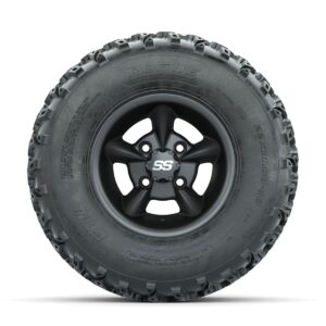 GTW Godfather Matte Grey 10 in Wheels with 22x11.00-10 Rogue All Terrain Tires   Full Set - Image 3
