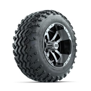GTW Storm Trooper Machined/Black 12 in Wheels with 22x11.00-12 Rogue All Terrain Tires   Full Set - Image 3