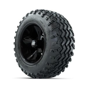 GTW Godfather Black 12 in Wheels with 22x11.00-12 Rogue All Terrain Tires   Full Set - Image 3