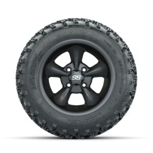 GTW Godfather Matte Grey 12 in Wheels with 22x11.00-12 Rogue All Terrain Tires   Full Set - Image 3