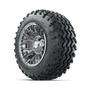 GTW Stellar Chrome 12 in Wheels with 22x11.00-12 Rogue All Terrain Tires   Full Set - Image 2