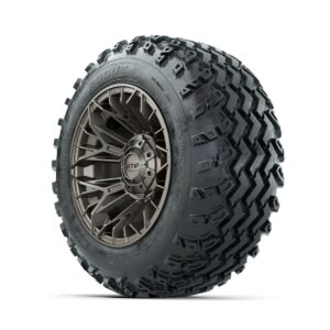 GTW Stellar Matte Bronze 12 in Wheels with 22x11.00-12 Rogue All Terrain Tires   Full Set - Image 2