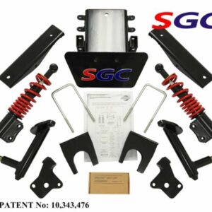 LKRX04 – SGC Lift Kit – 6″ Heavy Duty Built-In Coil-Over Shock A-Arm for EZGO RXV (2014-Plus) - Image 2