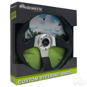 RHOX Formula GT 13″ Steering Wheel – Black & Aluminum - Image 3