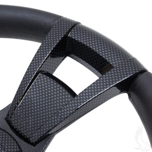 E-Z-GO Fontana Carbon Fiber Steering Wheel Kit with Hub - Image 4