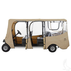 Enclosure, Deluxe 6 Passenger, Sand, Fits Up to 126" Top - Image 2