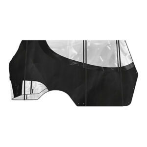 DoubleTake Enclosure & Valance for Kwick-Track Rail System, 4 Pass, E-Z-Go TXT 14+, Multiple colors - Image 1