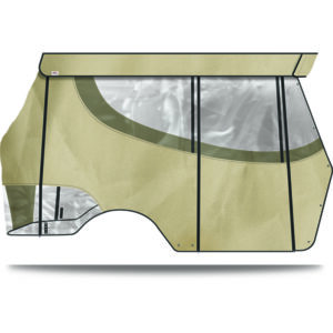 DoubleTake Enclosure & Valance, 4 Passenger, Club Car DS Old Style 99-, Multiple colors - Image 1