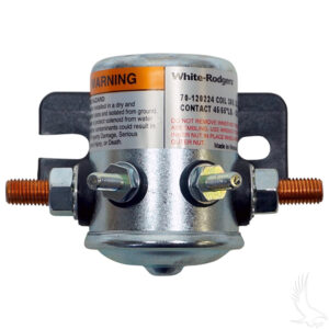 Solenoid, 36V 4 Terminal Copper/Short, E-Z-Go Electric Resistor Cars - Image 3