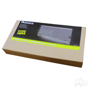 Windshield, Clear 2 Piece, Club Car Old Style 82-00 - Image 3