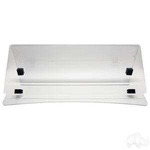 Windshield, Clear 2 Piece, E-Z-Go Express Cowl w/ Standard Top & 3/4" Strut - Image 4