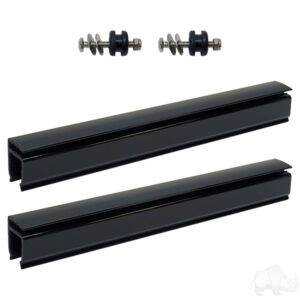 Windshield, Tinted 2 Piece, E-Z-Go Express Cowl w/ Standard Top & 3/4" Strut - Image 4