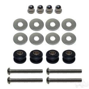 Windshield, Clear 2 Piece, Yamaha Drive2 - Image 2