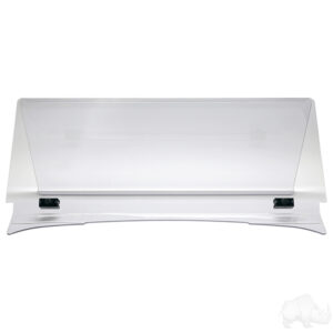 Windshield, 1/4" Impact Modified Clear 2 Piece, E-Z-Go TXT 95-13, Medalist - Image 2