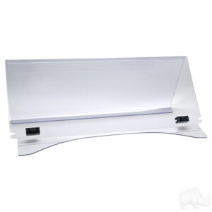 Windshield, 1/4" Impact Modified Clear 2 Piece, Club Car Tempo, Onward, Precedent - Image 3