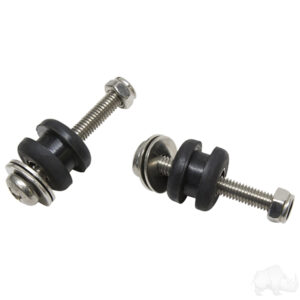 Windshield, Impact Modified Clear 2 Piece, E-Z-Go Express Cowl w/ Standard Top & 3/4" Strut - Image 6