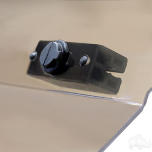 Windshield, Impact Modified Tinted 2 Piece, E-Z-Go Express Cowl w/ Standard Top & 3/4" Strut - Image 4