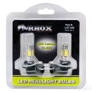LED Headlight Bulbs, Pack of 2, 350 Lumen, 12-48V - Image 4