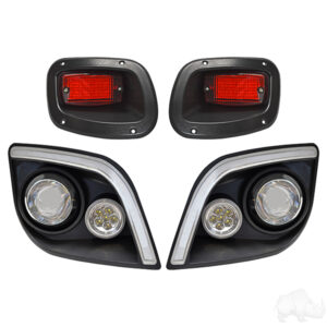 RHOX LED Light Kit w/ RGBW LED Running Lights and Plug and Play Harness, E-Z-Go Express, 12-48V - Image 2