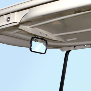 Universal 180 Degree Convex Roof Mount Mirror, Stainless - Image 5