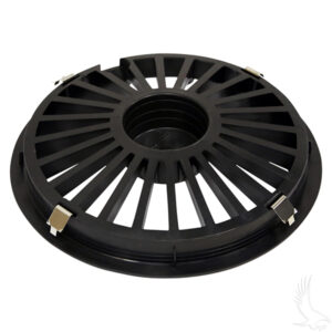 Wheel Cover, 8" Turbine Black/Gold - Image 5