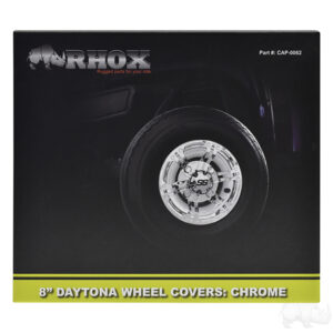 Wheel Cover, SET OF 4, 8" Daytona Chrome - Image 4