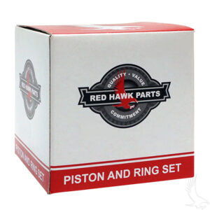 Piston and Ring Set, +.25mm, E-Z-Go 4 Cycle Gas 96-08 Fuji-Robin Only, 350cc, Not for Kawasaki - Image 2