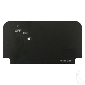 Decal, Key Switch w/ On and Lights, E-Z-Go TXT/Medalist - Image 2