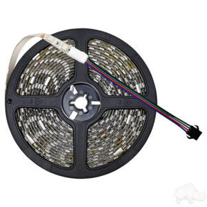 LED Light Strip, RGB 12 VDC, 20' Length w/ Bluetooth Controller - Image 4