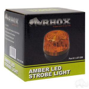 LED Strobe Light, Amber, 12-24VDC - Image 5