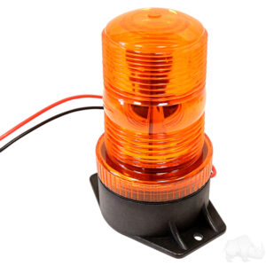 LED Strobe Light, Amber 12-80VDC - Image 2
