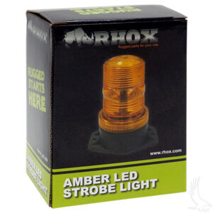 LED Strobe Light, Amber 12-80VDC - Image 8