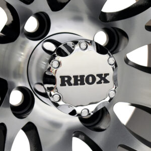 RHOX RX175 Machined Black  10×7 ET -25 Golf Cart Rims - Image 2