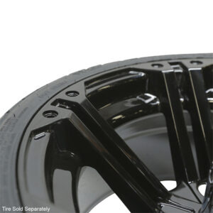 RHOX RX354 Gloss Black w/ Chrome Center Cap, 14x7 ET-25 - Image 11