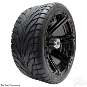RHOX RX354 Gloss Black w/ Chrome Center Cap, 14x7 ET-25 - Image 13