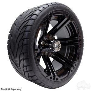 RHOX RX354 Gloss Black w/ Chrome Center Cap, 14x7 ET-25 - Image 14
