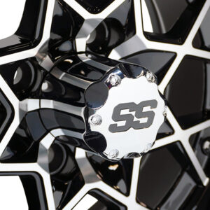 RHOX RX385, Machined Gloss Black, 12x7 ET-25 - Image 2