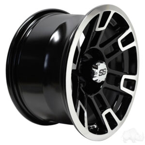 RHOX RX391, Machined Gloss Black, 14x7 ET-25 - Image 2