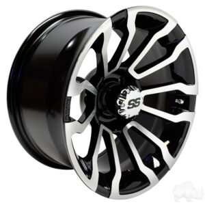 RHOX RX402, Machined Gloss Black, 14x7 ET-25 - Image 3