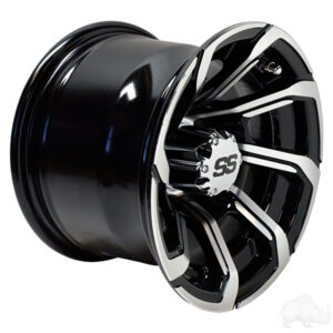RHOX RX403, Machined Gloss Black, 10x7 ET-25 - Image 3