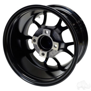 RHOX RX406, Gloss Black, 12x7 ET-25 - Image 2
