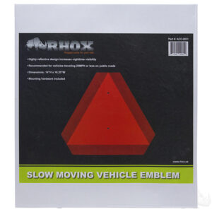 Slow Moving Vehicle Emblem, Aluminum - Image 4