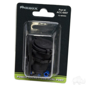 Power Socket, USB Dual Port 1A/2.1A 12-48V - Image 3