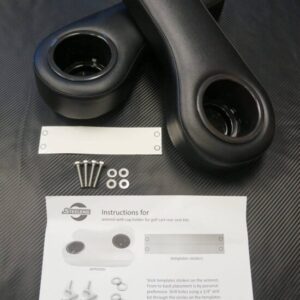 SGC Cushion Set for STEELENG (RXV only) Rear Flip Seat – Black - Image 2