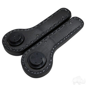 RHOX Arm Rest with Cup Holder Set, Black and Silver Carbon Fiber - Image 5